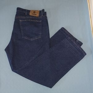 Wrangler Men's Dark Blue Straight Jeans